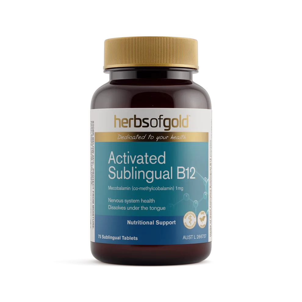 Herbs Of Gold Activated Sublingual B12 | Mr Vitamins