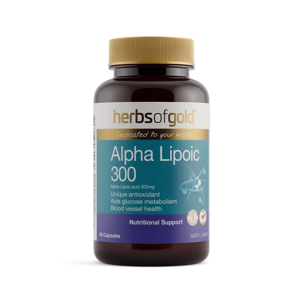 Herbs Of Gold Alpha Lipoic 300 | Mr Vitamins