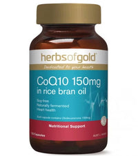 Herbs Of Gold Coq10 150mg In Rice Bran Oil | Mr Vitamins