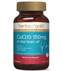 Herbs Of Gold Coq10 150mg In Rice Bran Oil