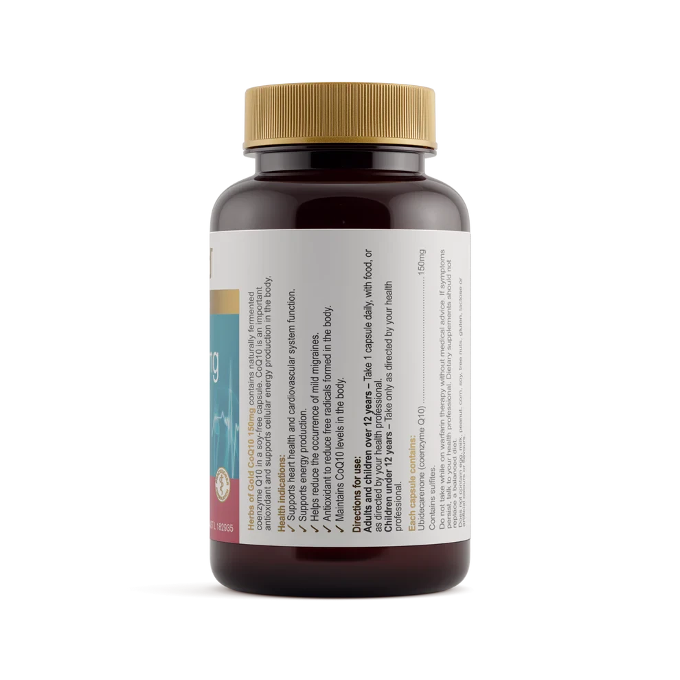 Herbs Of Gold Coq10 150mg In Rice Bran Oil | Mr Vitamins