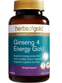 Herbs Of Gold Ginseng 4 Energy Gold | Mr Vitamins
