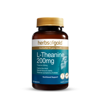 Herbs Of Gold L-Theanine 200mg | Mr Vitamins