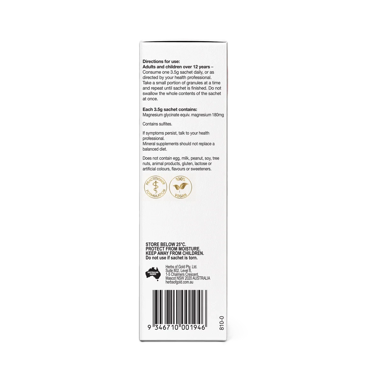 Herbs of Gold Magnesium Glycinate ActivBeads | Mr Vitamins