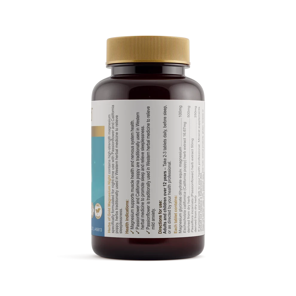 Herbs Of Gold Magnesium Night | Mr Vitamins