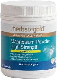 Herbs Of Gold Magnesium Powder High Strength | Mr Vitamins