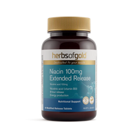 Herbs Of Gold Niacin 100mg Extended Release | Mr Vitamins