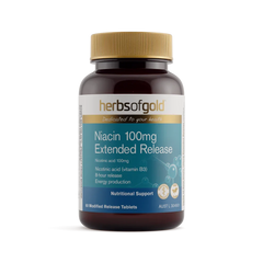 Herbs Of Gold Niacin 100mg Extended Release