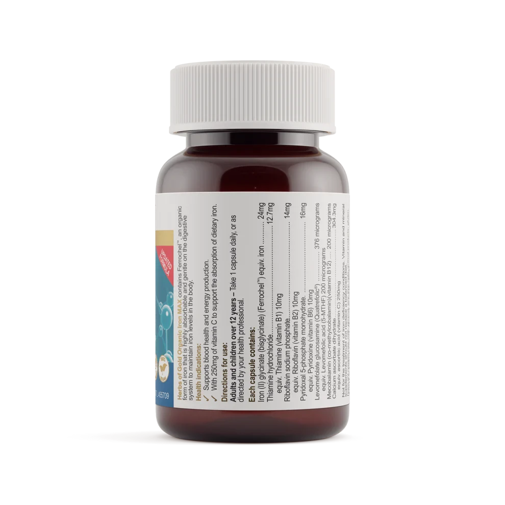 Herbs Of Gold Organic Iron Max | Mr Vitamins