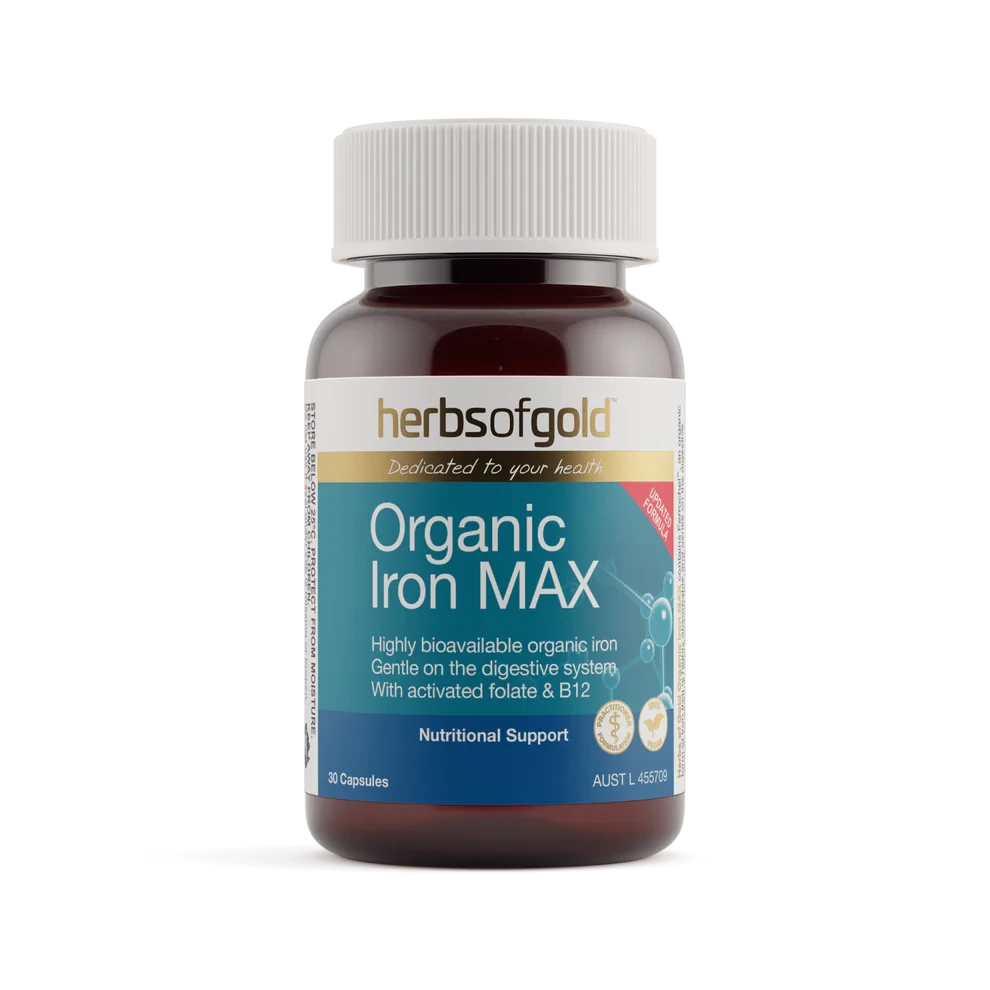 Herbs Of Gold Organic Iron Max | Mr Vitamins