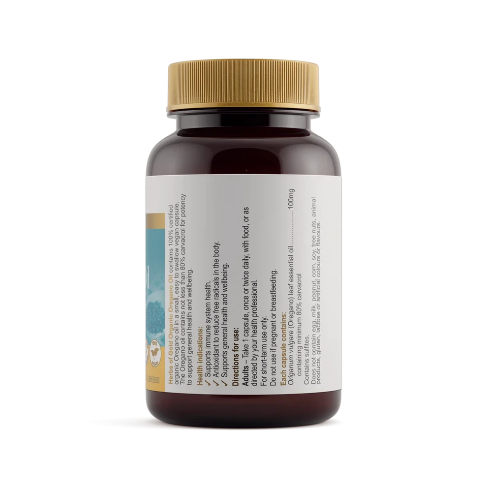 Herbs Of Gold Organic Oregano Oil | Mr Vitamins