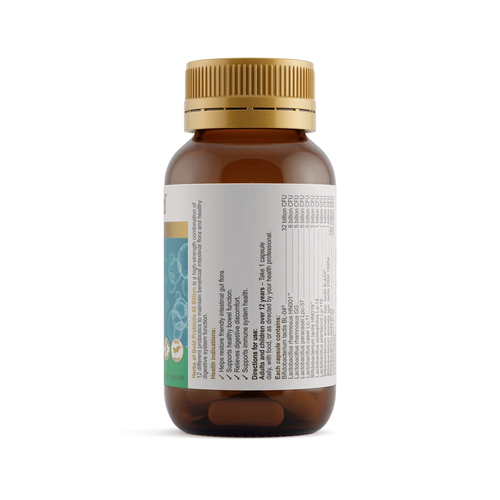 Herbs Of Gold Probiotic 60 Billion | Mr Vitamins