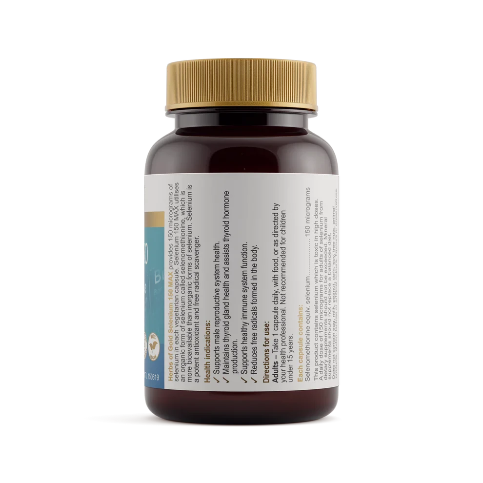 Herbs Of Gold Selenium 150 Max | Mr Vitamins