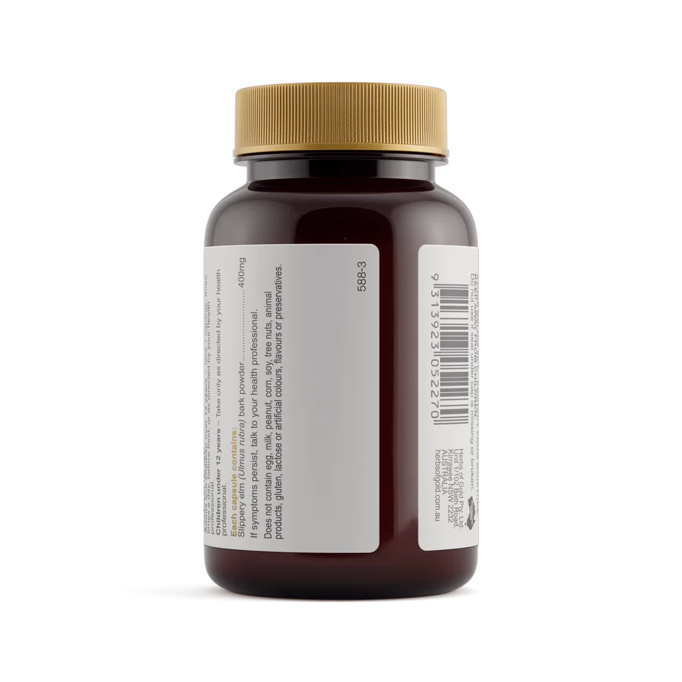 Herbs Of Gold Slippery Elm 400mg | Mr Vitamins