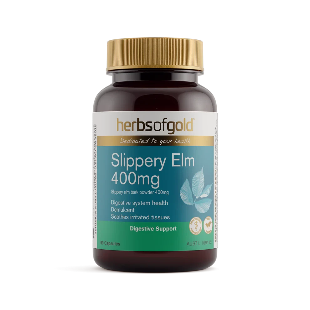Herbs Of Gold Slippery Elm 400mg | Mr Vitamins