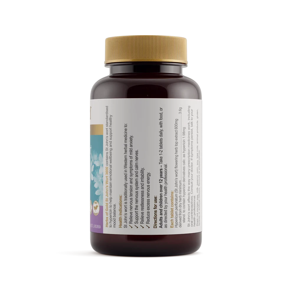 Herbs Of Gold St Johns Wort 3600 | Mr Vitamins