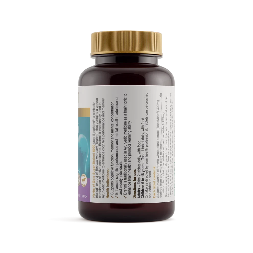 Herbs Of Gold Super Brahmi 6000 | Mr Vitamins