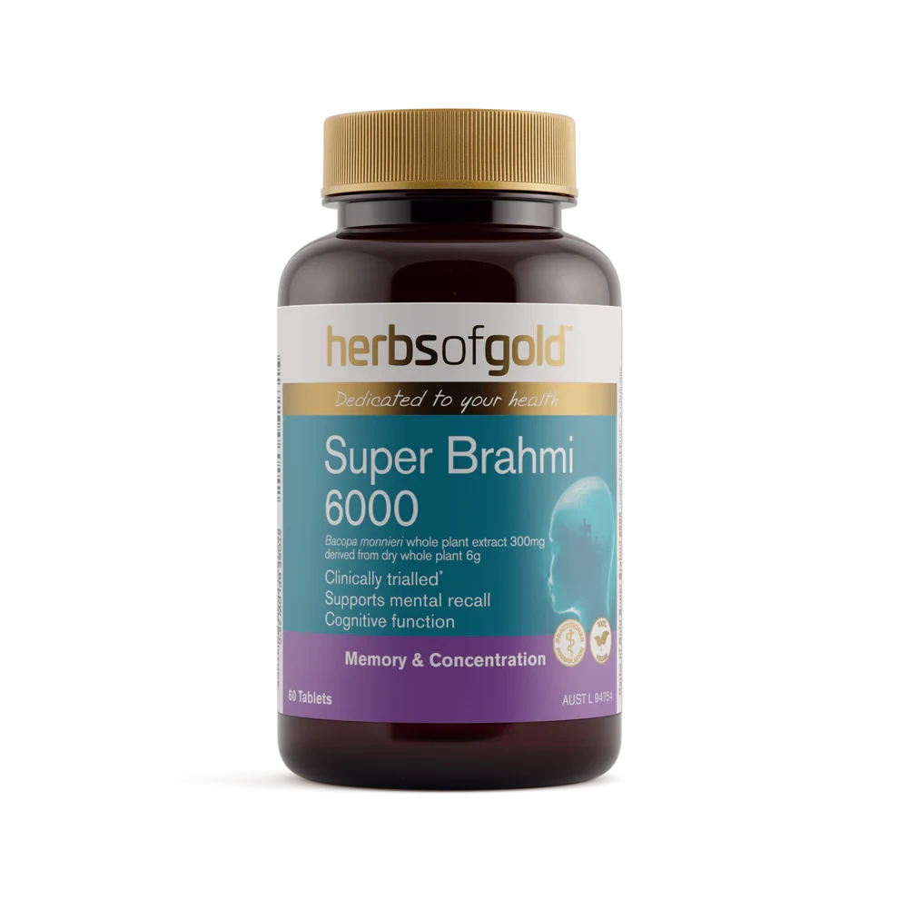 Herbs Of Gold Super Brahmi 6000 | Mr Vitamins