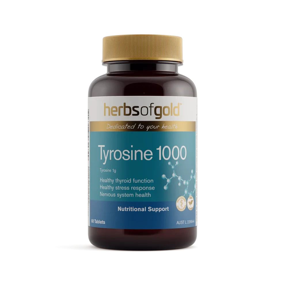 Herbs Of Gold Tyrosine 1000 | Mr Vitamins