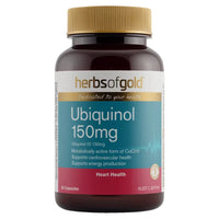 Herbs Of Gold Ubiquinol 150mg | Mr Vitamins