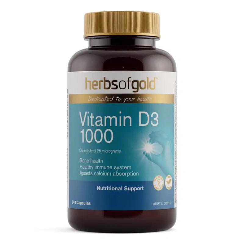 Herbs Of Gold Vegan Vitamin D3 1000 | Mr Vitamins