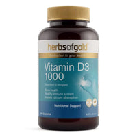 Herbs Of Gold Vegan Vitamin D3 1000 | Mr Vitamins