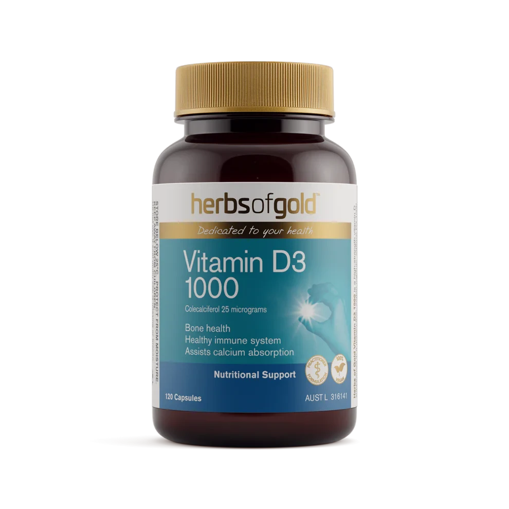 Herbs Of Gold Vegan Vitamin D3 1000 | Mr Vitamins