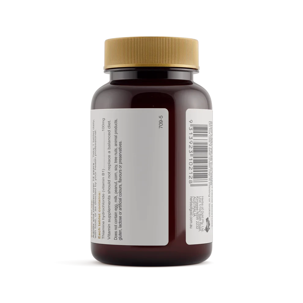Herbs Of Gold Vitamin B1 100mg | Mr Vitamins