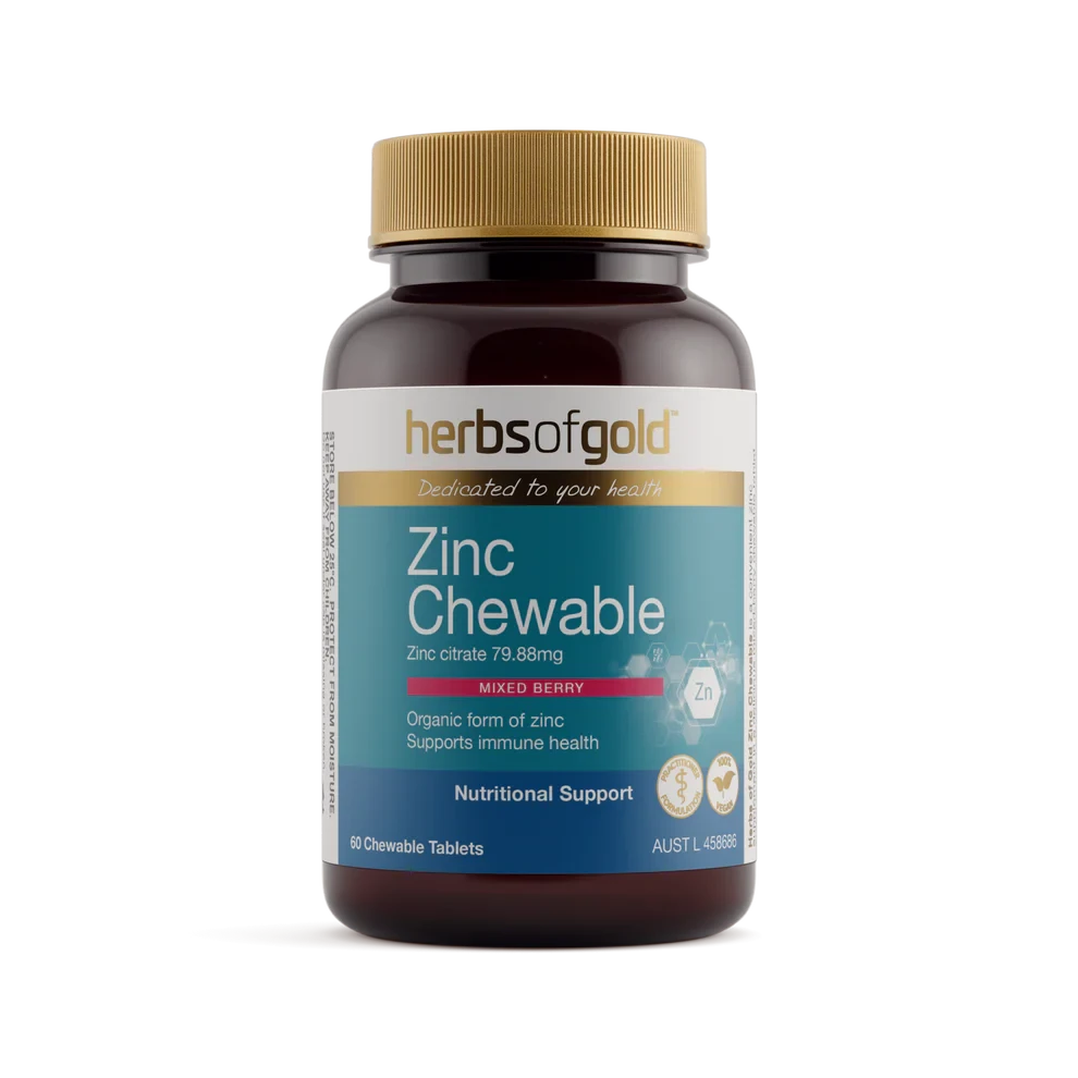 Herbs Of Gold Zinc Chewable | Mr Vitamins