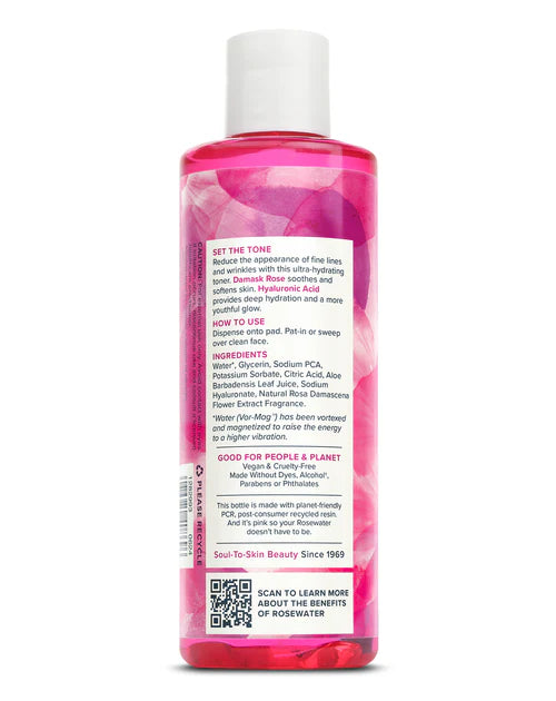 Heritage Store Rosewater Toner Dry to Combination Skin