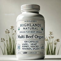 Highlands Natural Organic Multi Beef Organ | Mr Vitamins