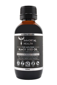 Immortal Health Unfiltered Black Seed Oil 100ml | Mr Vitamins