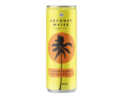 ISLE ORGANIC SPARKLING COCONUT WATER PINEAPPLE 320ML
