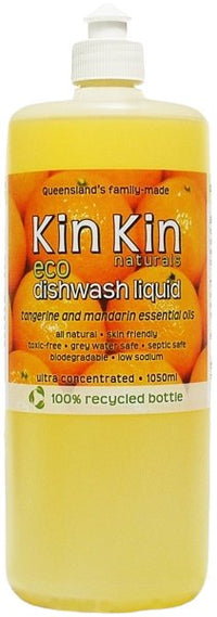 Kin Kin Dishwash Liquid Tangerine | Mr Vitamins