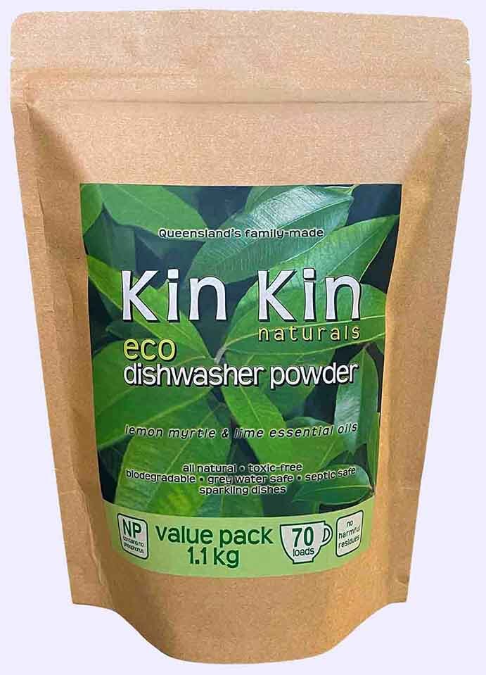 Kin Kin Naturals Dishwasher Powder - Lemon Myrtle & Lime