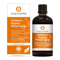 Kiwiherb Childrens Organic Throat Syrup | Mr Vitamins
