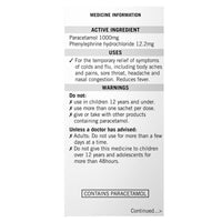 Lemsip Max Cold & Flu with Decongestant Lemon Sachets | Mr Vitamins