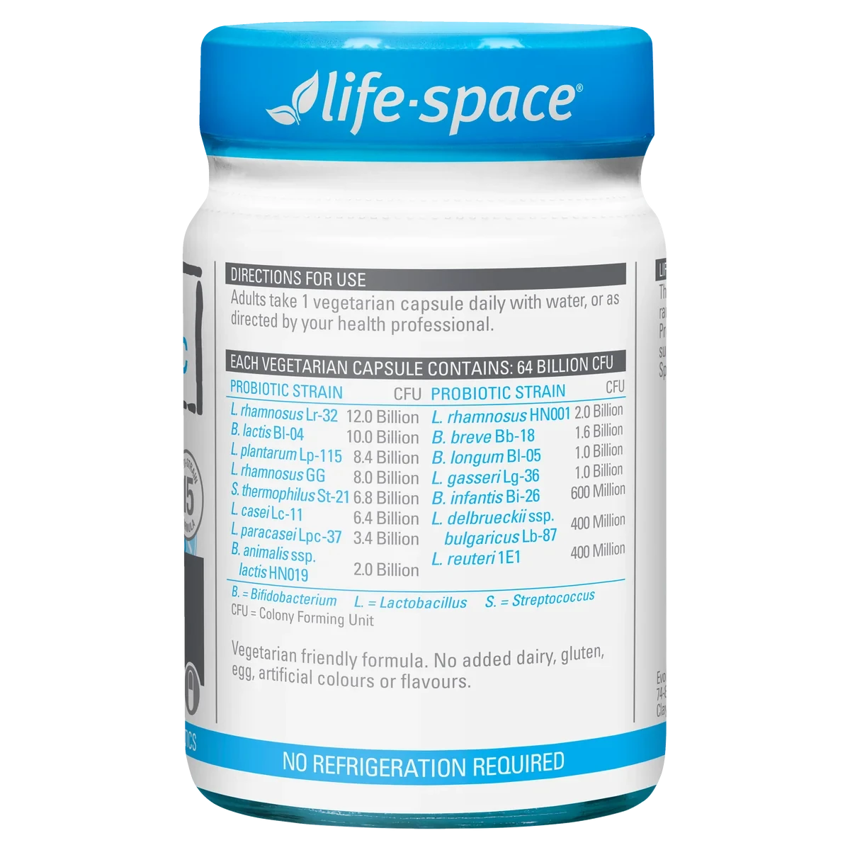 Life Space Double Strength 64 Billions Probiotic | Mr Vitamins