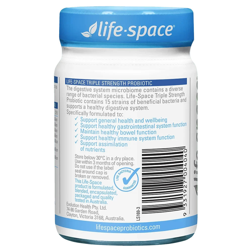Life Space Triple Strength Probiotic 30 Capsules | Mr Vitamins