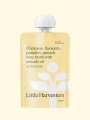 LITTLE HARVESTERS Chickpeas, Flaxseeds, Pumpkin, Spinach & Bone Broth