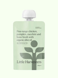 LITTLE HARVESTERS Free-range Chicken, Pumpkin, Zucchini & Bone Broth
