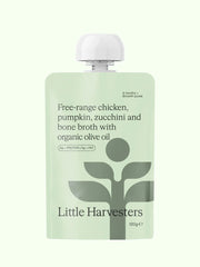LITTLE HARVESTERS Free-range Chicken, Pumpkin, Zucchini & Bone Broth