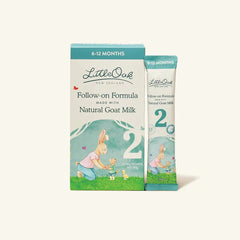 LittleOak Natural Goat Milk Follow-On Formula Stage 2 Sachets 6 x 30g