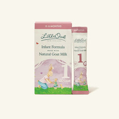 LittleOak Natural Goat Milk Infant Formula Stage 1 Sachets 6 x 30g