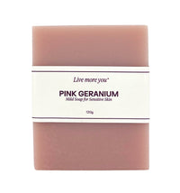 Live More You Natural Pink Geranium Bar Soap | Mr Vitamins