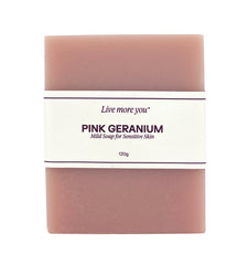 Live More You Natural Pink Geranium Bar Soap