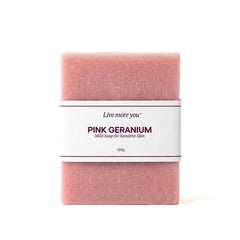 Live More You Natural Pink Geranium Bar Soap