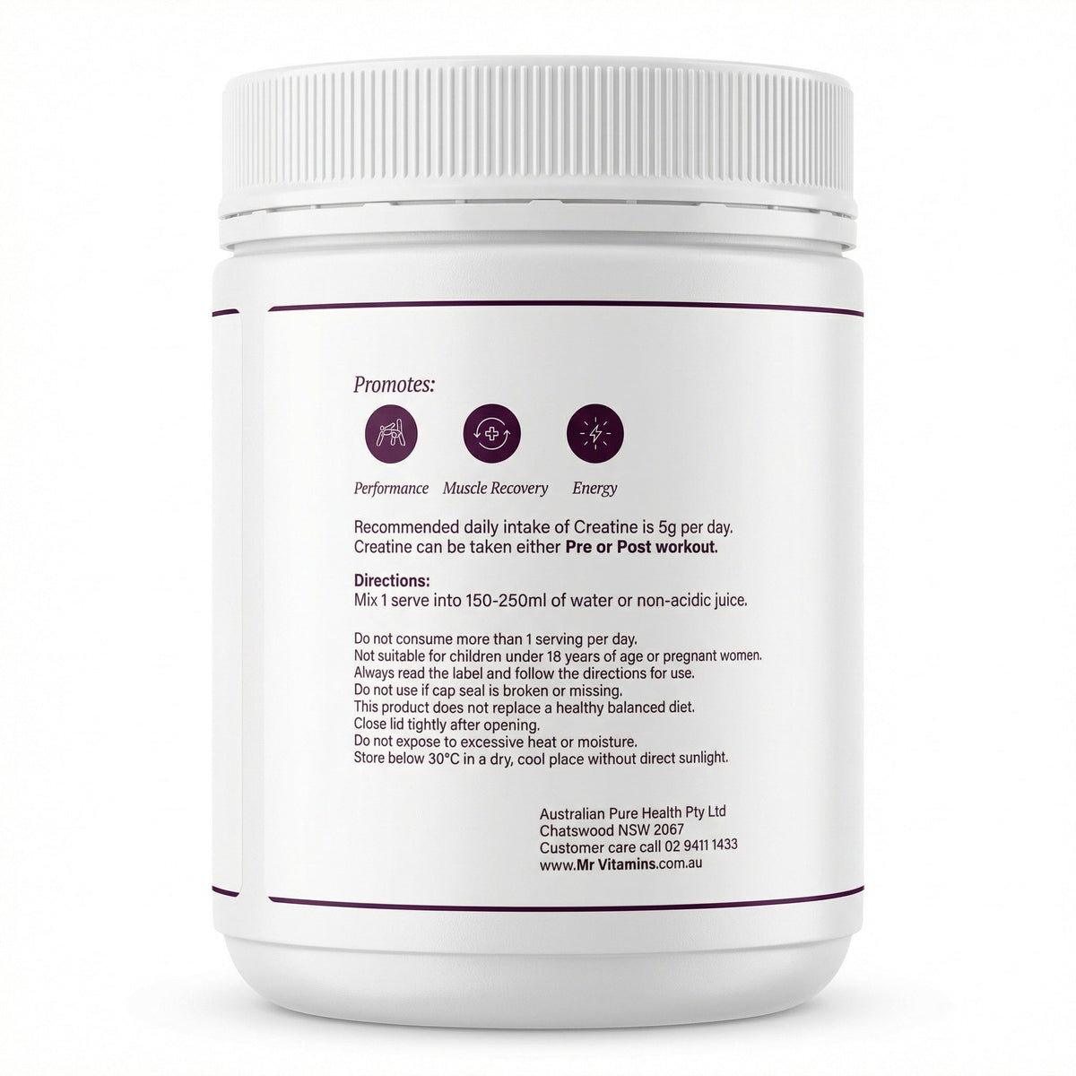 Live More You Nutraceuticals Creatine Monohydrate - Micronised