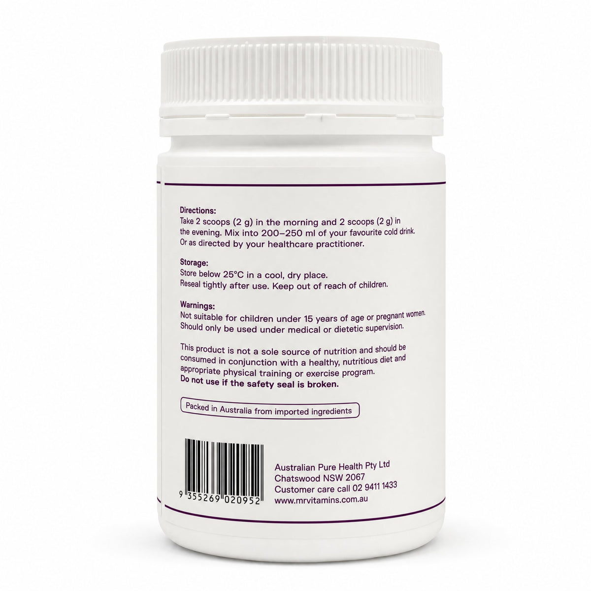 Live More You Nutraceuticals Inositol 150g | Mr Vitamins