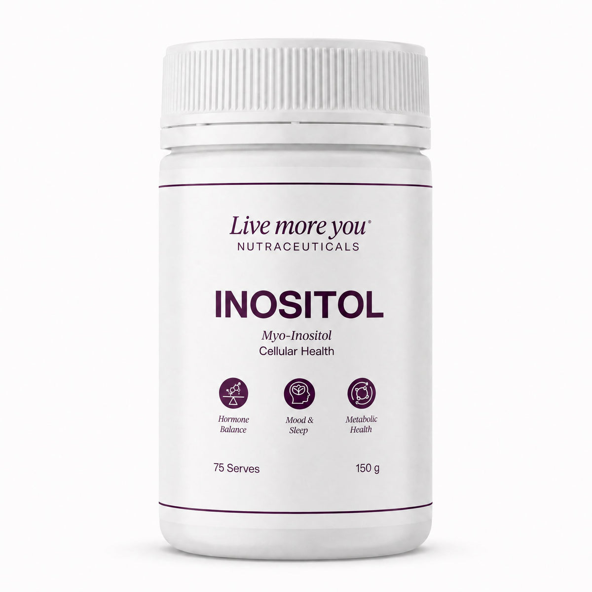 Live More You Nutraceuticals Inositol 150g | Mr Vitamins